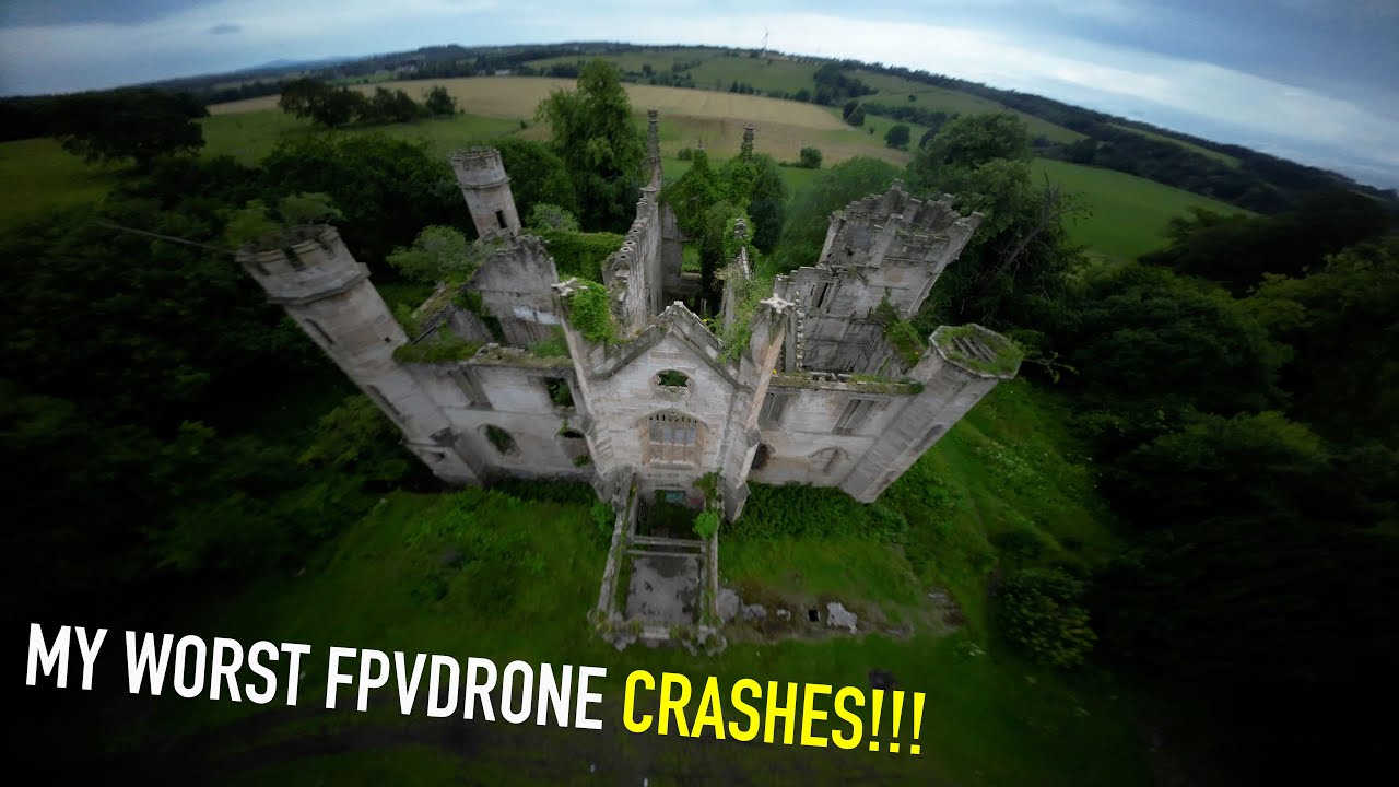 Drone show crash